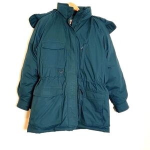 Vtg Eddie Bauer Snowline Goose Down Jacket Coat Anorak Parka Medium